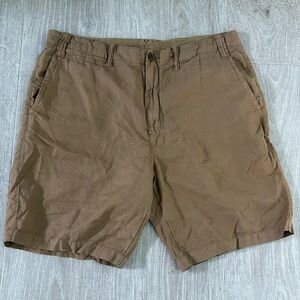 Polo Ralph Lauren Mens Classic Fit Linen Blend Shorts size 36